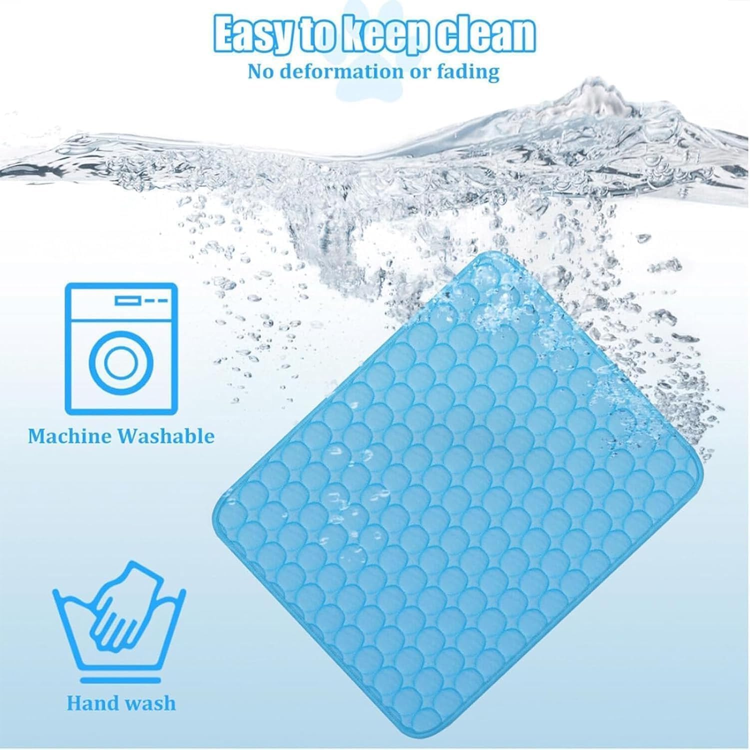 Chillpaw - Pet Cooling Pad, Pet Cooling Mat for Dogs Cats for Indoor & Outdoor Car Seats Easy Carry Can Be Used on The Floor/Bed (Coffee, XXL-150 * 100cm)