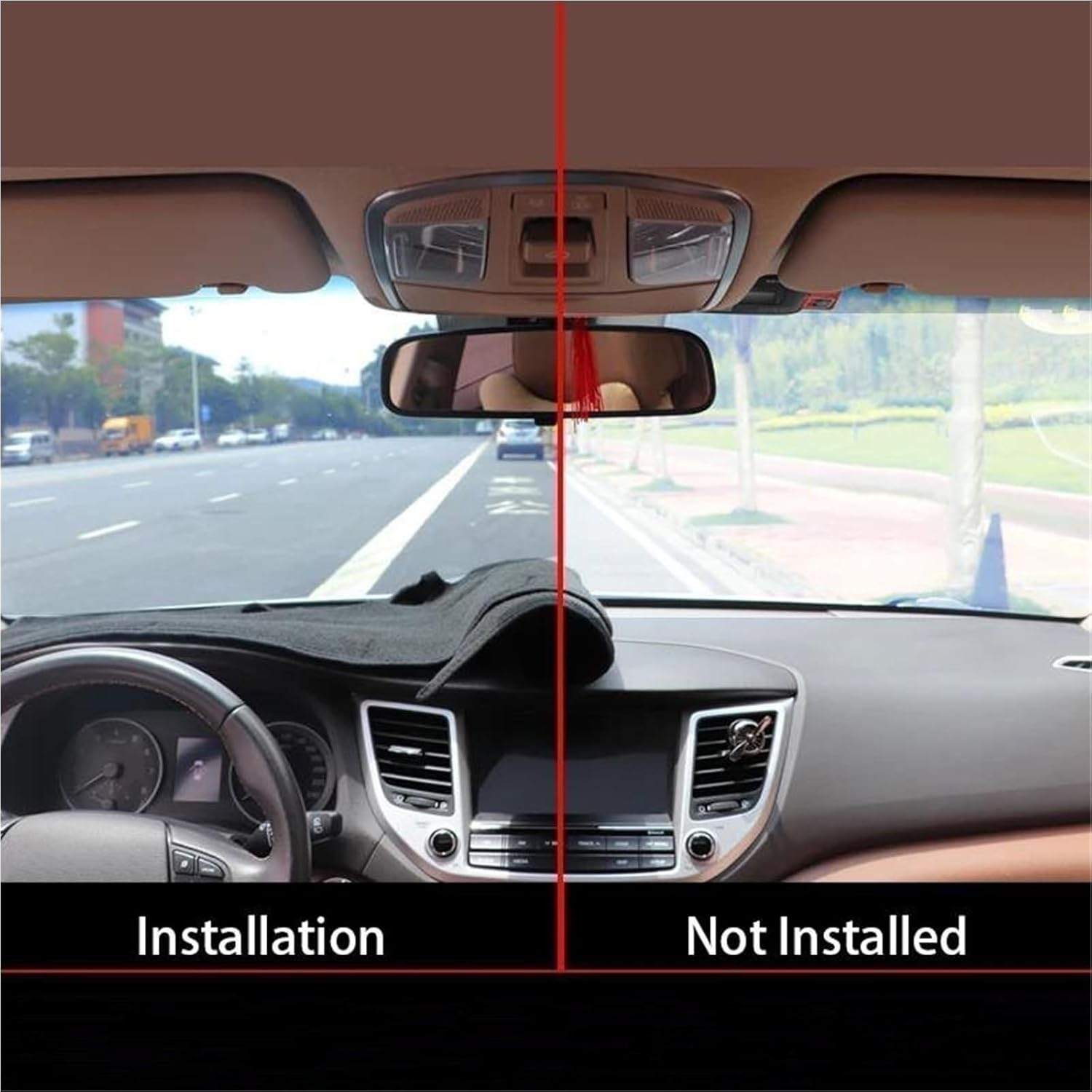 ダッシュボードカバー保護パッド自動車ダッシュボードサンシェードカーペット滑り止めマットに適合する B&amp;MW X5 F15 2