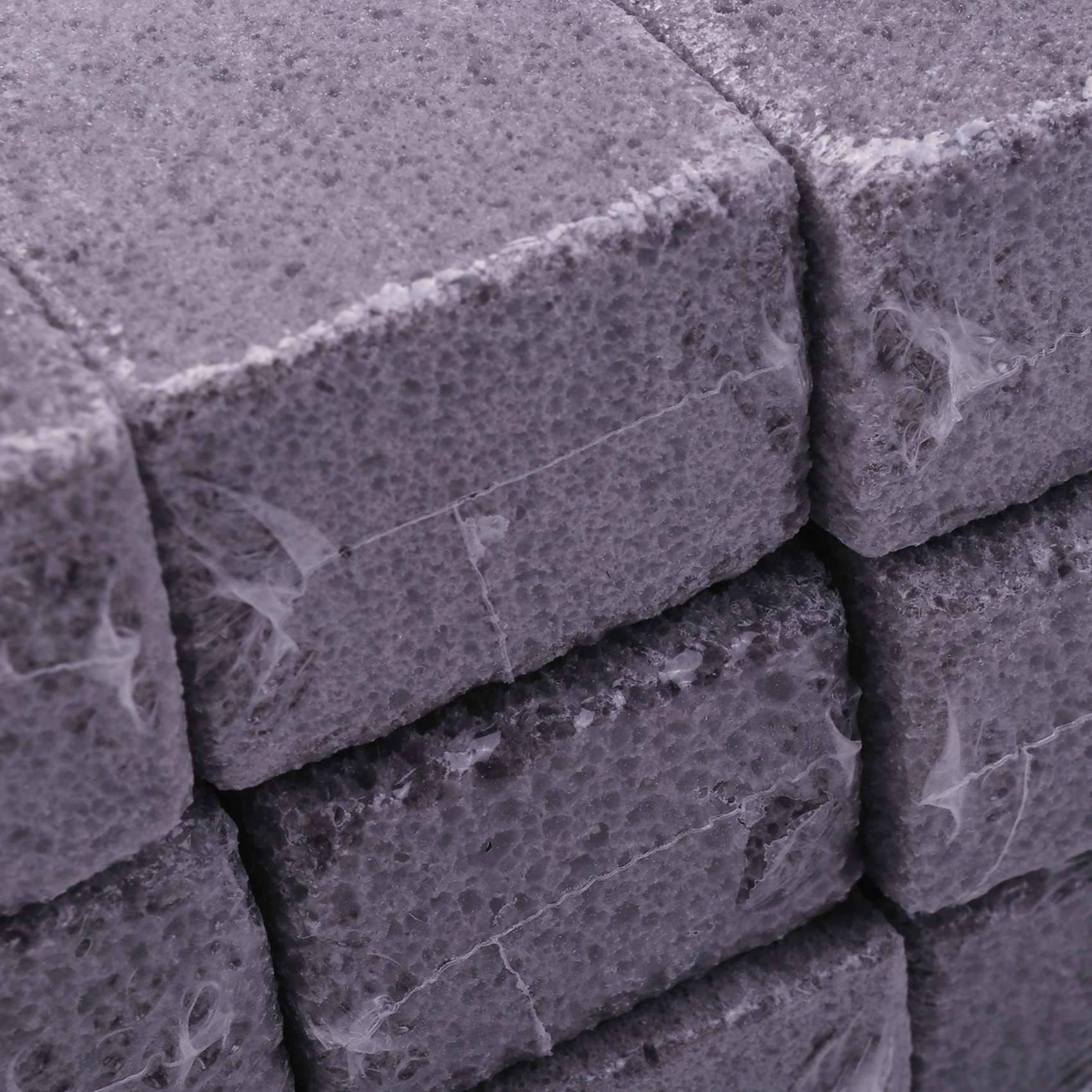 50 Piezas Palitos de Piedra Pómez Estropajo de Piedra Pómez para Limpiar Limpiador de Barra de Piedra Pómez Gris