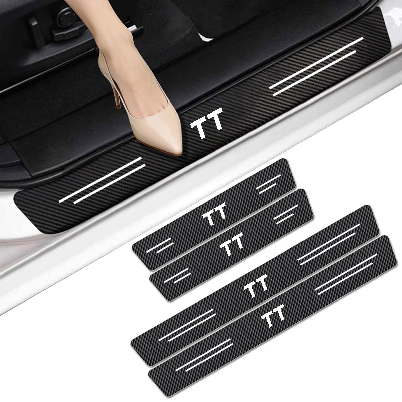 WXH97F Car Door Sill Protector for AUDI TT 2007-2026