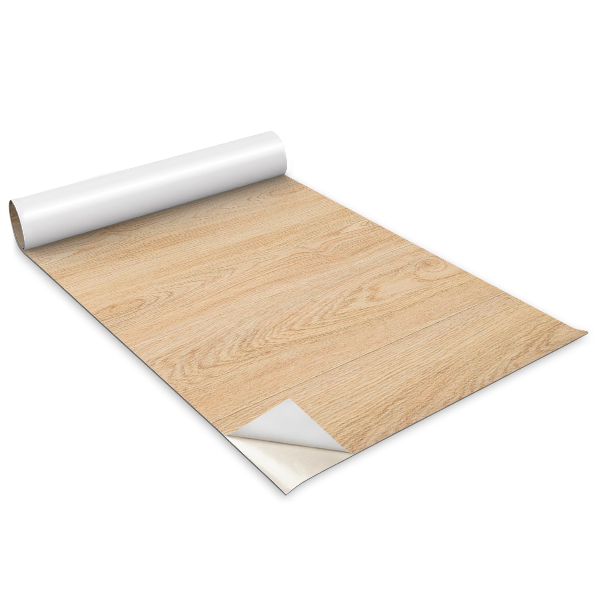 Papel pintado para muebles que cubre imperfecciones en armarios con roble claro