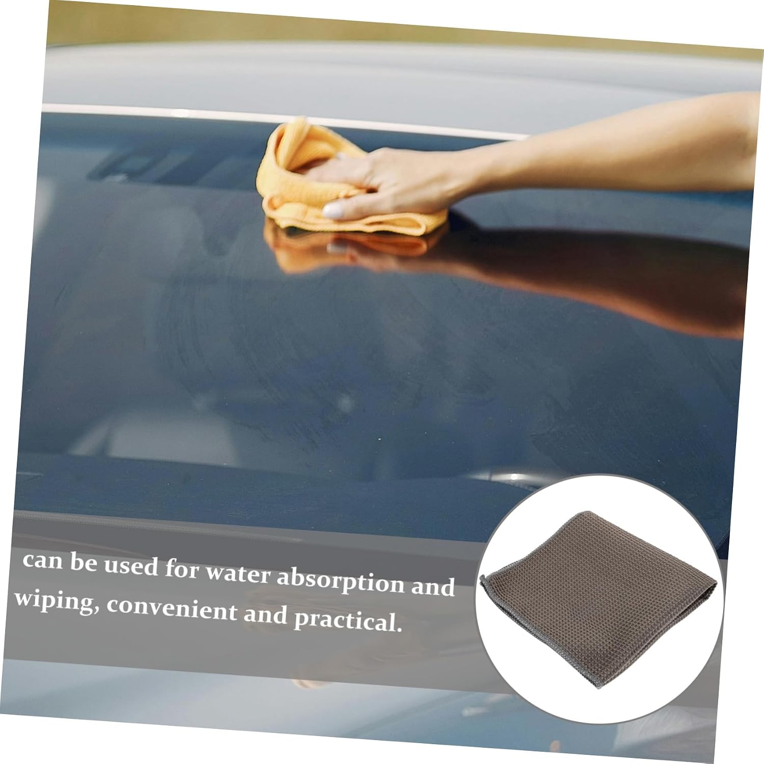 Garneck Car Towels High Absorbent Weave for Car Detailing Soft Non Abrasive Cleaning Cloths for Interior Exterior Reusable Auto Washing Supplies