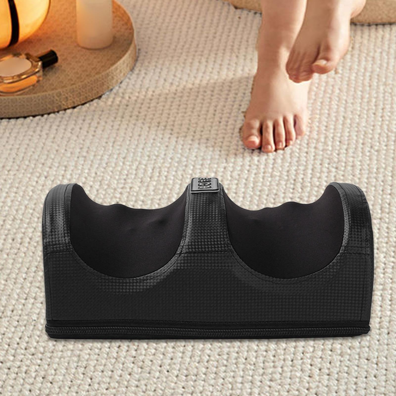 Masajeador De Pies Con Calor,Masajeador Eléctrico con Calor - Dispositivo Térmico Con Múltiples Modos De Relajación Para Hombre, Mujer y Papá, Alivia La Fascitis Plantar En Casa o Trabajo