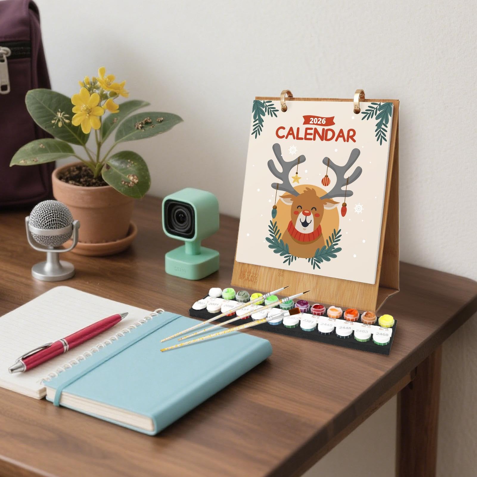 Calendario 2026 Calendario Para Para Niños | Agenda Creativa Con 12 Láminas Pintadas A Mano Para Profesores Adultos Y Niños Agenda Divertida Para Profesores Escuela