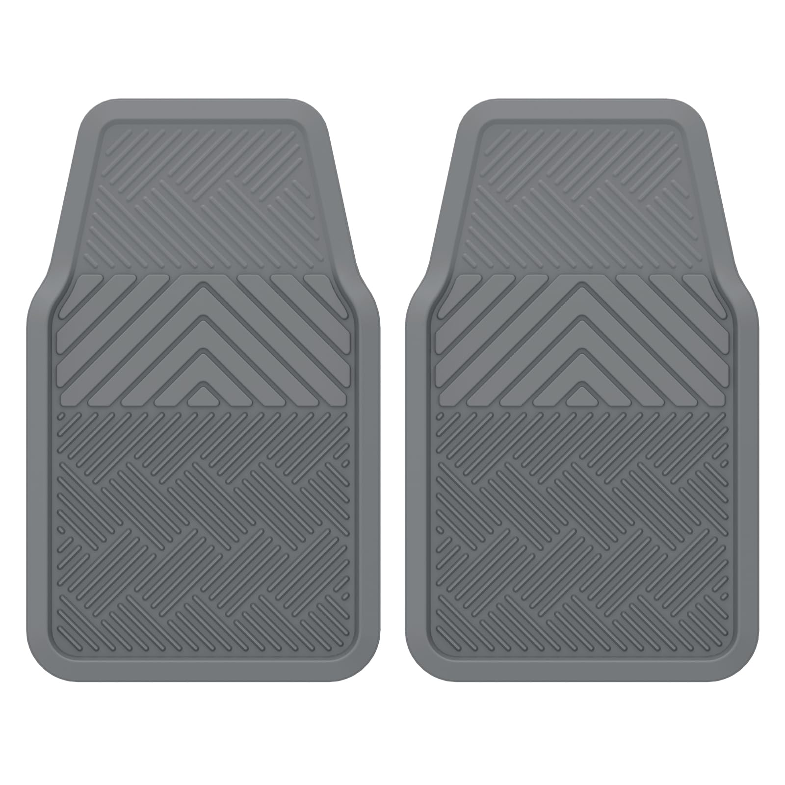 ClimaTex Heavy Duty Car Truck Van and SUV Automobile Floor Mats for Floor Protection Weatherproof Deep Channel No-Slip — view 2