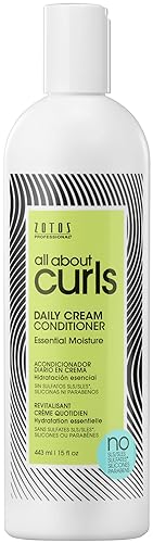 All About Curls Daily Cream Conditioner Essential Moisture for All Curly Hair Types  Strengthens  3X Resistance to Breaking  Cruelty-Free &