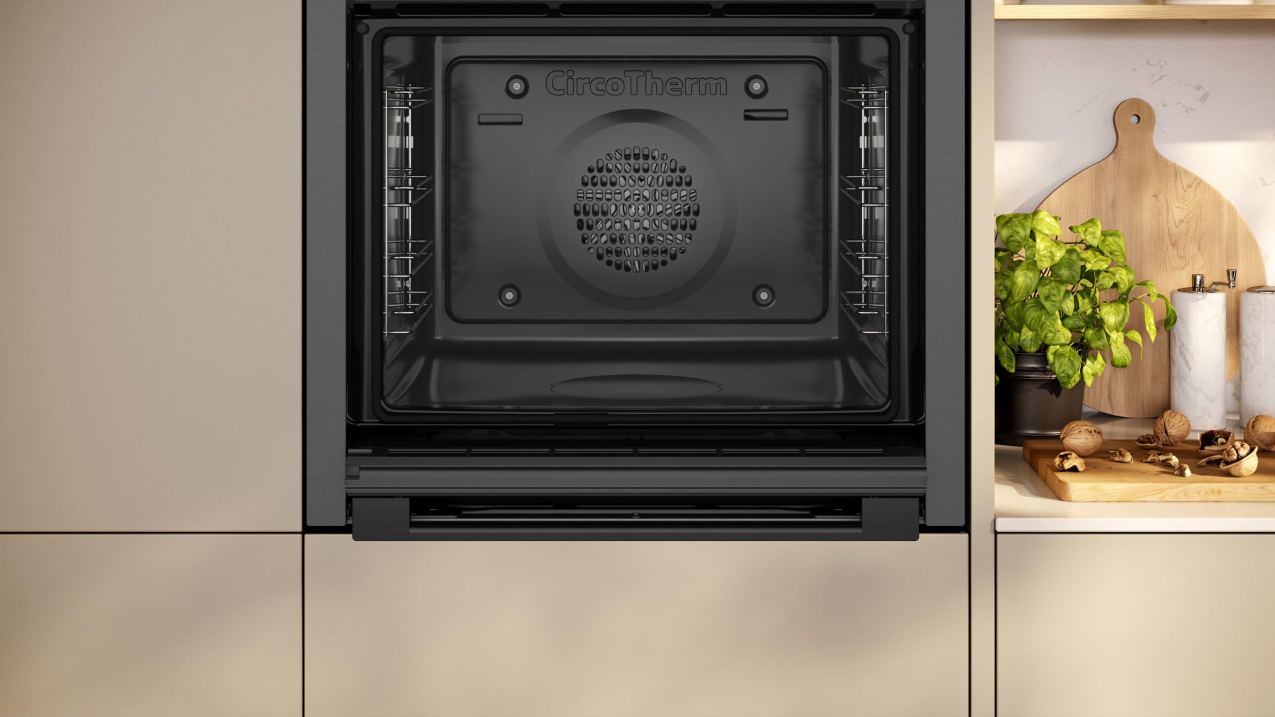 NEFF B6ACP7AG3 N 50 Einbau-Backofen 60 x 60 cm Pyrolyse Air Fry TFT Touch Display Graphite Grey