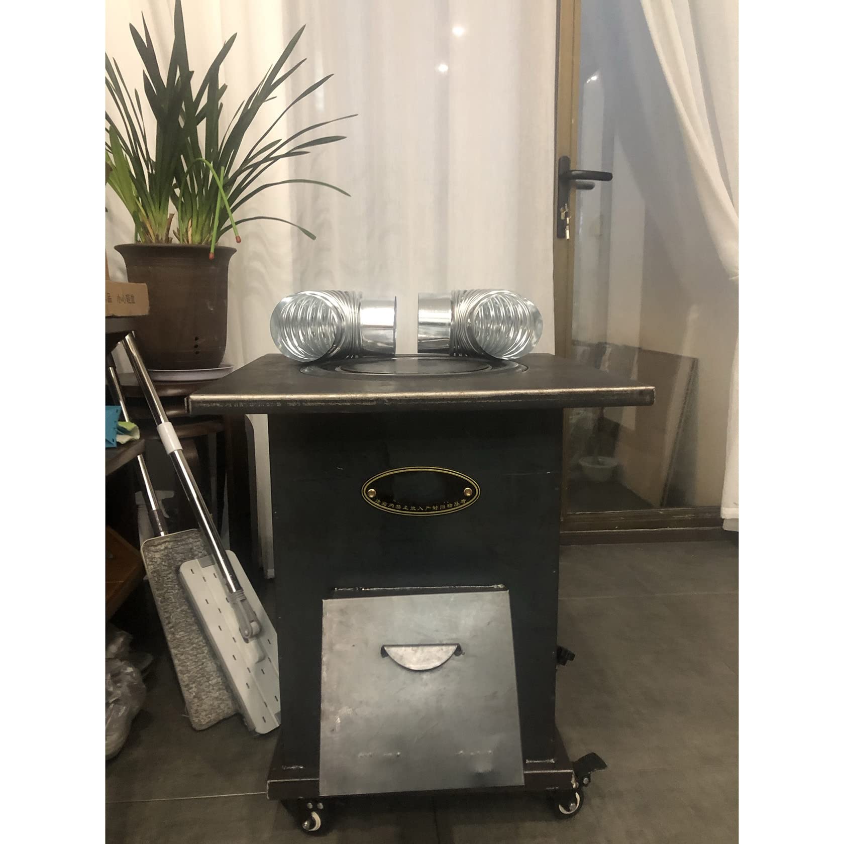 アジアンスタイル 鋳鉄製暖炉 Amazon.co.jp: 大型薪ストーブ、鋳鉄薪ストーブ、暖炉ヒーター