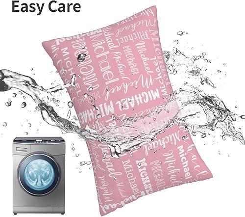 Miniatura 9 de Funda de almohada personalizada con nombre de 14 x 20 pulgadas, regalo personalizado para cumpleaños, Navidad, Día de la Madre, Halloween, boda,