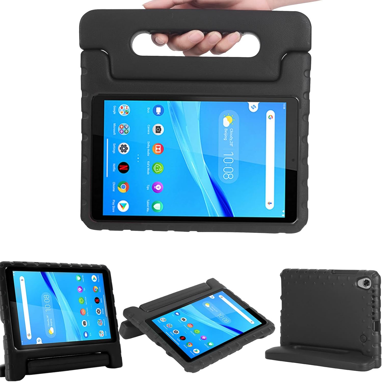 BRAND SET Rugged Armor Hülle Für Lenovo Tab M8 TB-8705F - Stoßfestes Hybrid Case Orange