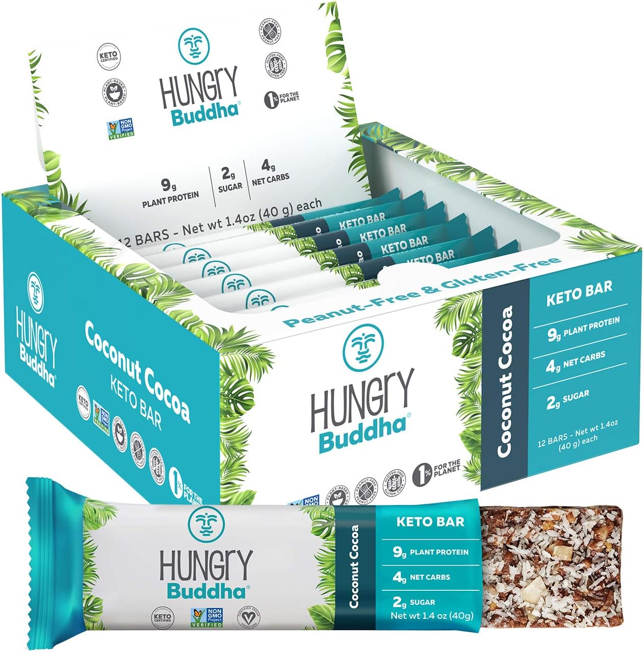 Hungry Buddha Keto Bars - [Unauthorized seller]