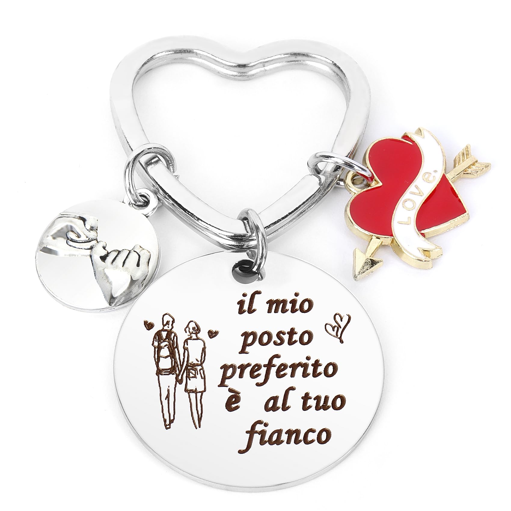 Set Collana E Bracciale Coppia 'Sua Regina Il Suo Re' - Regalo San Valentino Per Lui E Lei - Foto 2