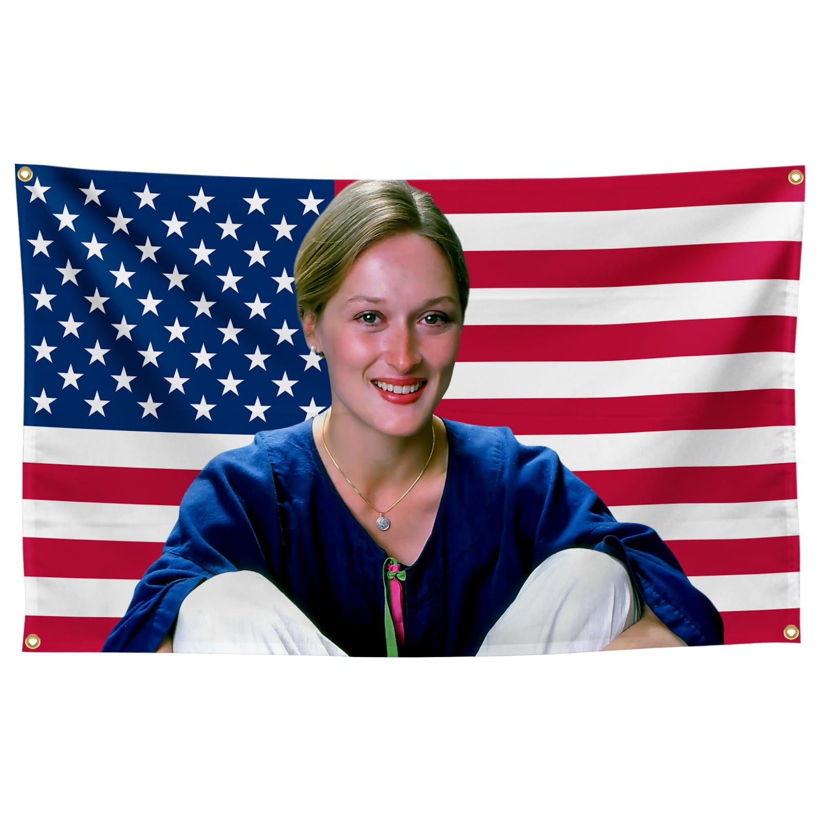 PaGef American Meryl Tapestry Streep Tapestries 3X5 Feet Strong Fabric For Home Kitchen Room Garage Decor