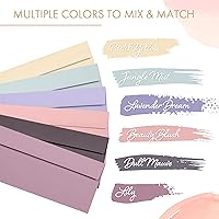 Vista 3 de Sobres de negocios, paquete de 120 sobres #10, 4 1/8 x 9 1/2 pulgadas, 6 colores pastel apagados