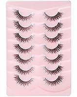 Vista 11 de Onlyall - Pestañas postizas naturales, pestañas postizas onduladas, 7 pares, B91