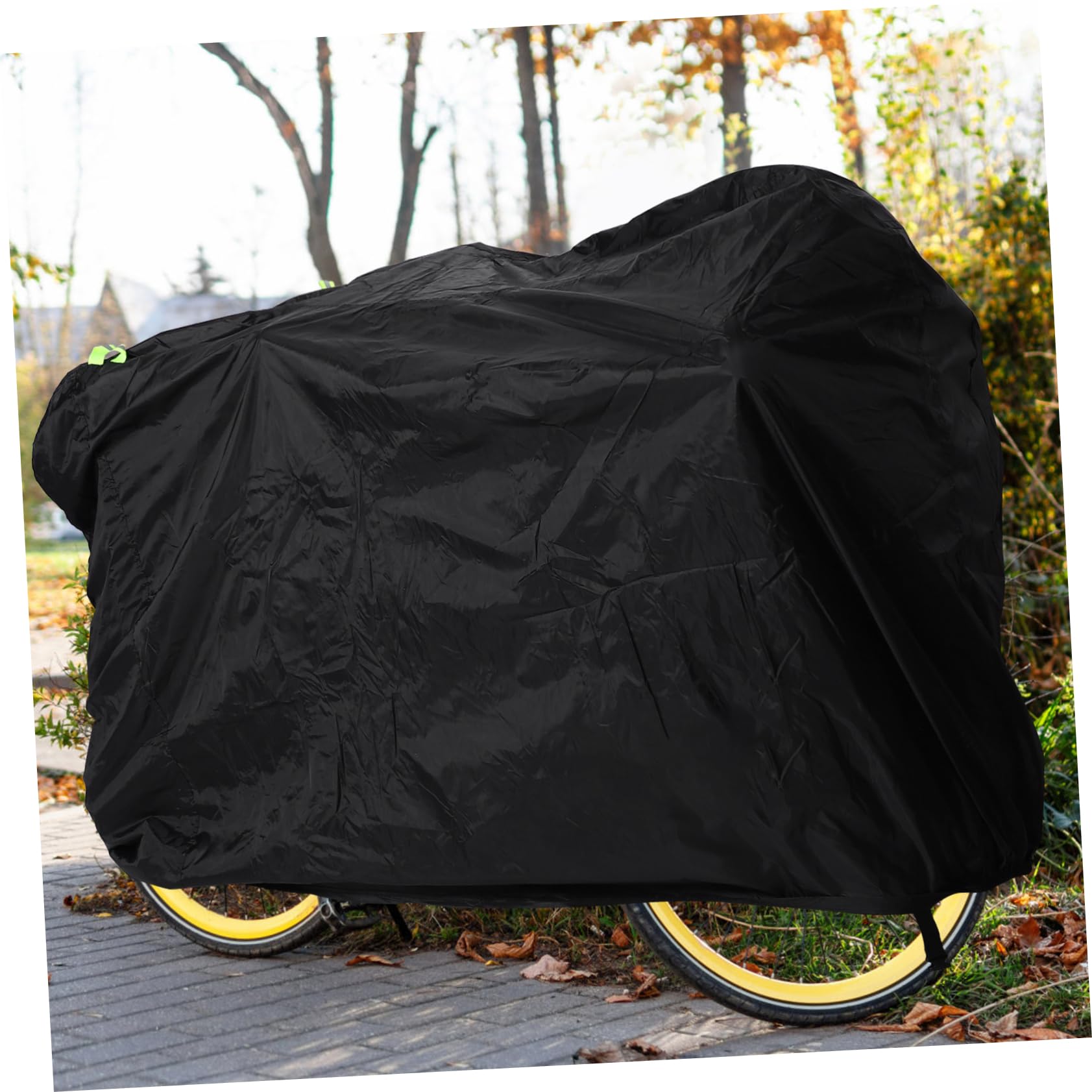 Hemobllo cubierta de bicicleta cubierta de patinete eléctrico funda impermeable para bicicleta eléctrica cubierta protectora de bicicleta tela oxford Black