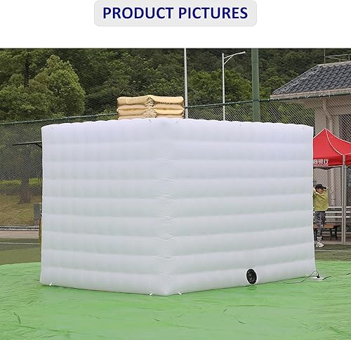 Vista 13 de SAYOK Tienda inflable del partido del club nocturno inflable de la cámara inflable blanca del recinto de la foto del recinto inflable del cubo