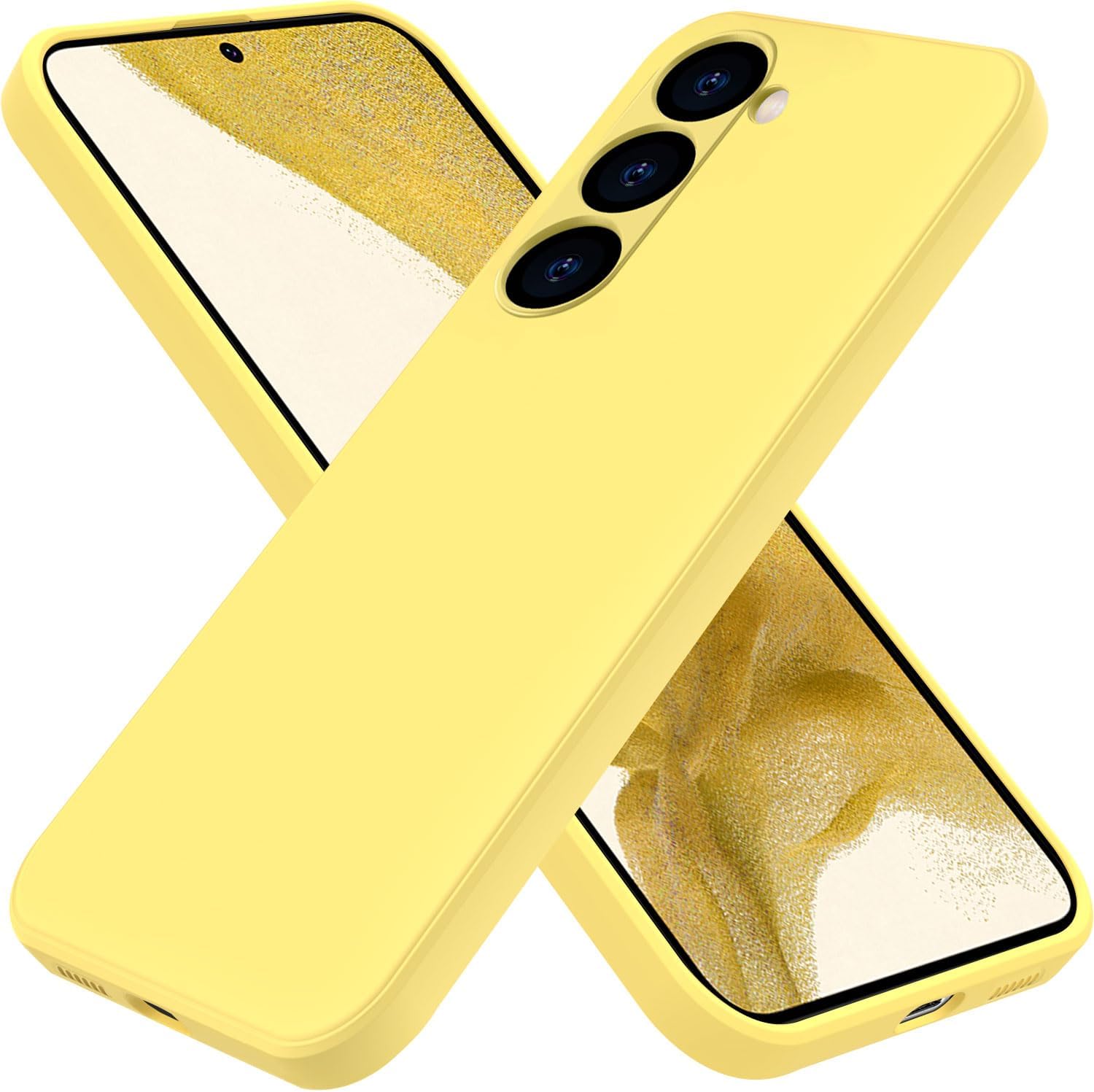 AYSZNBLA for Samsung Galaxy S23 Case,Liquid Silicone Gel