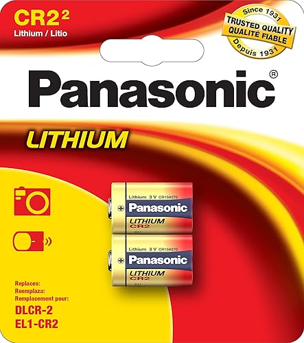 Panasonic Batería de litio de 3 voltios (CR-2PA2B)