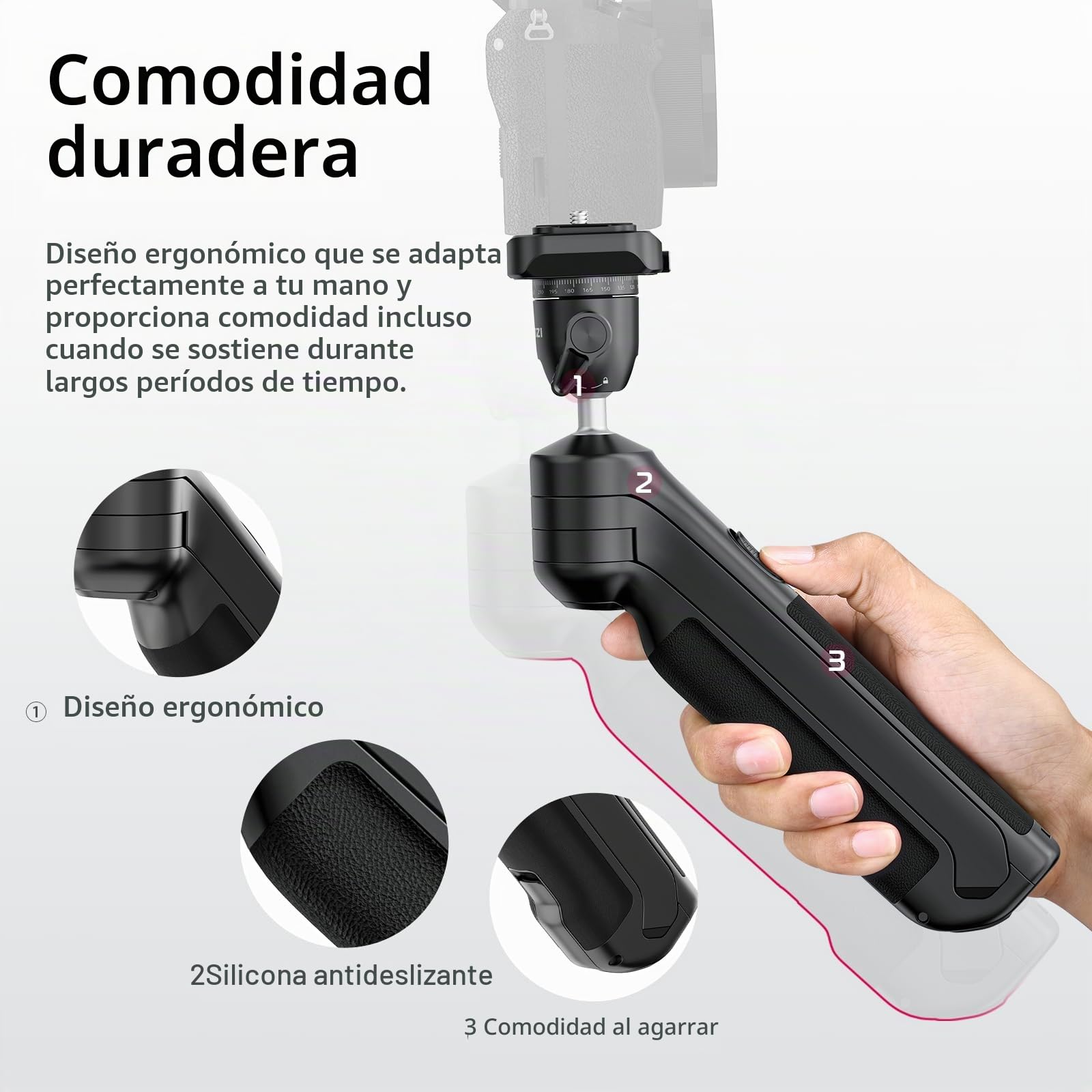 ULANZI TT38 Trípode Vlog Mini de Sobremesa con UKA y F38 Liberación Rápida, Capacidad de Carga 3kg, Compatible con Sony a7c, Nikon z30 y FUJIFILM X-S20/X-S10