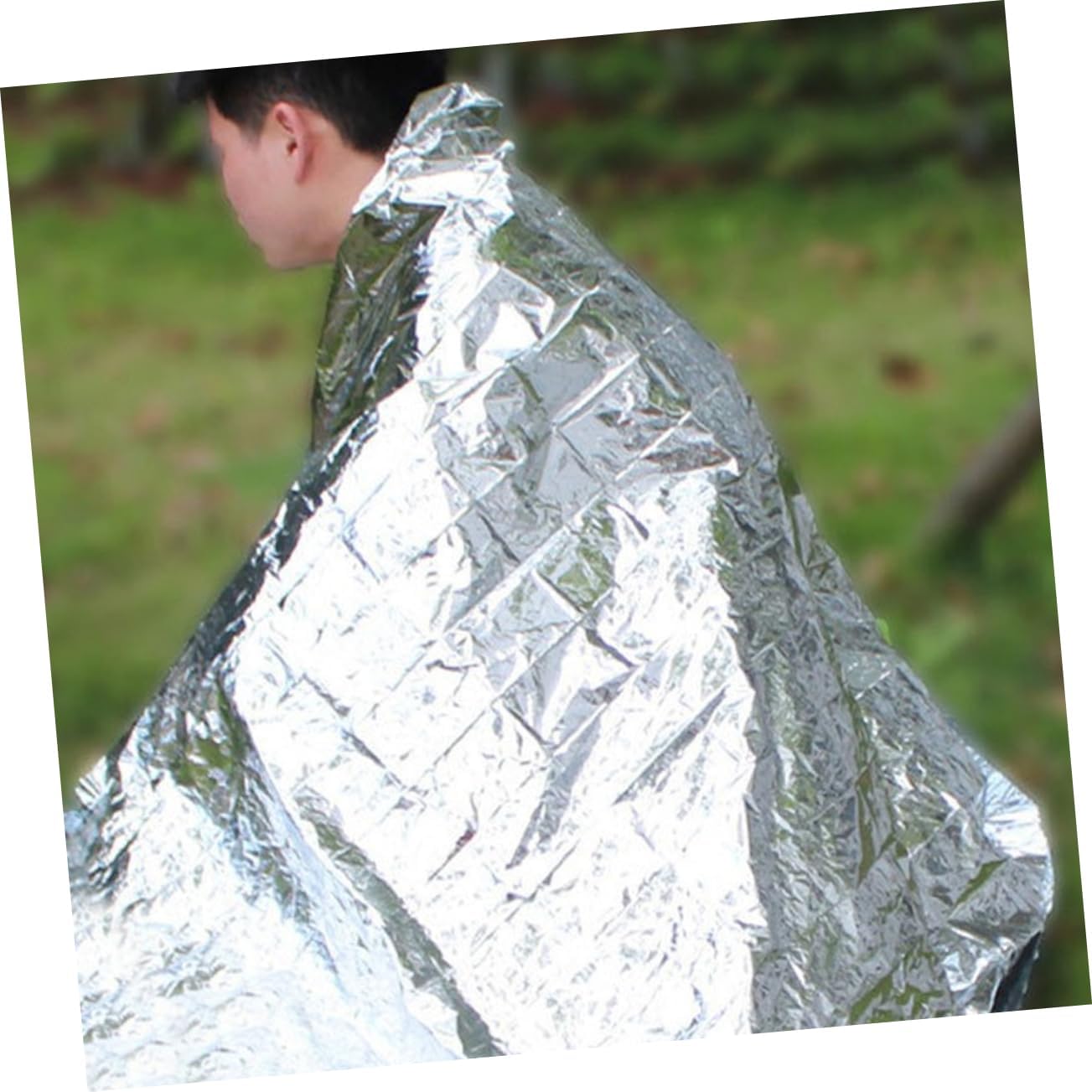 YARNOW Reflective Radiant Barrier Foil Covers Freeze Protection Outdoor Plant Cover Multi-use Insulation Film Emergency Greenhouse Material
