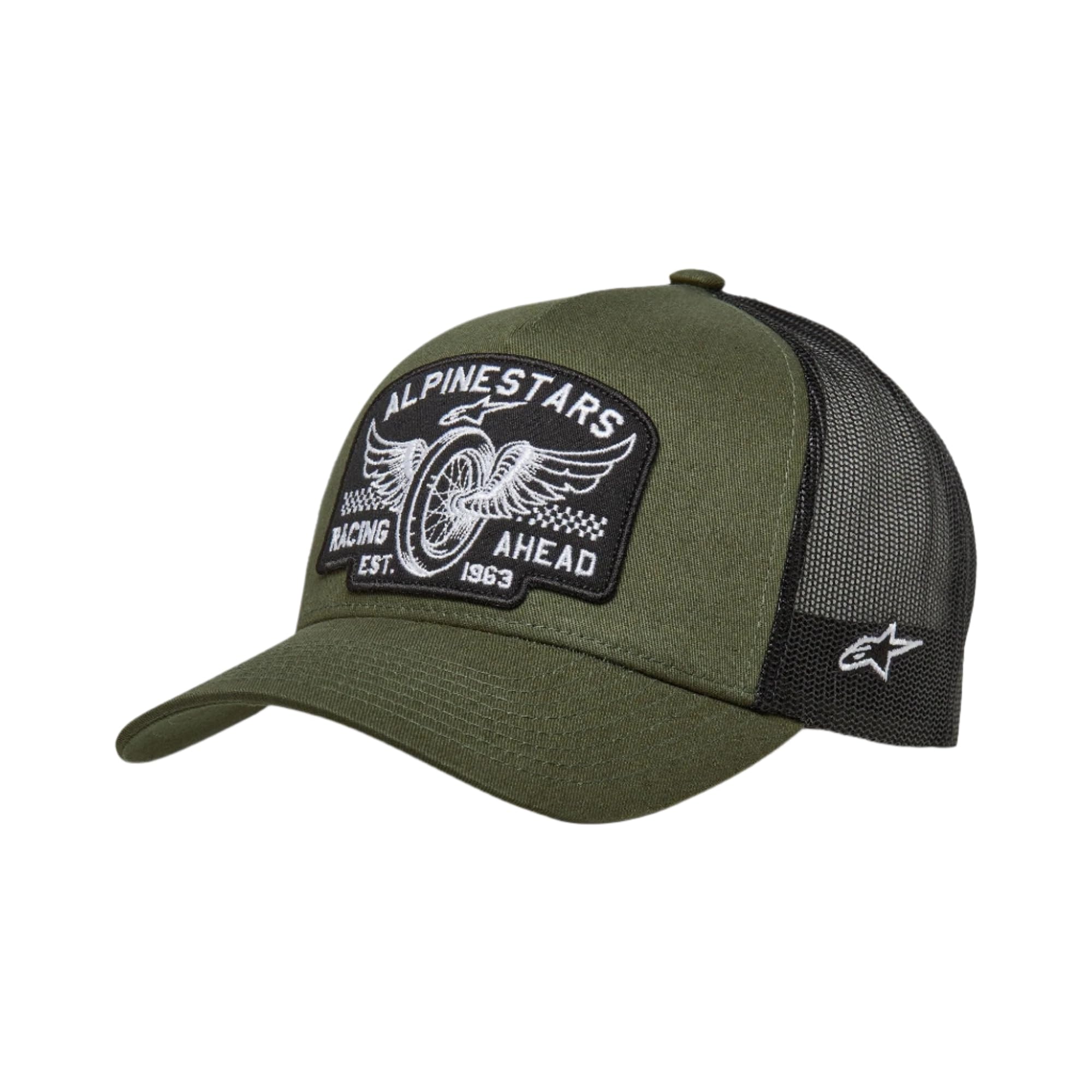 Alpinestars Military Black 51428 - Heritage Patch Trucker Hat Military/Black