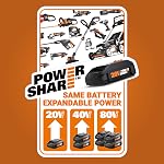 Worx WX108L 20V 1/2" Cordless Drill Driver Power Share - (Piles & Chargeur inclus)