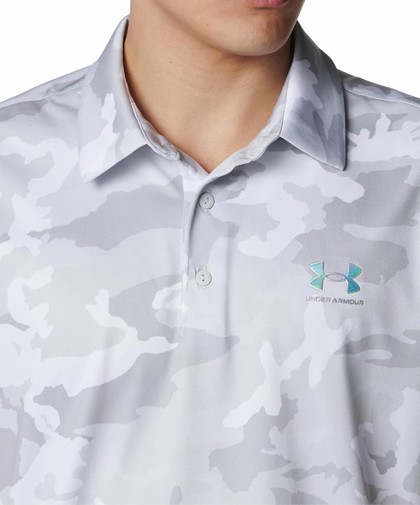 Amazon | [アンダーアーマー] UA ArmourDry Camo Polo Halo Gray