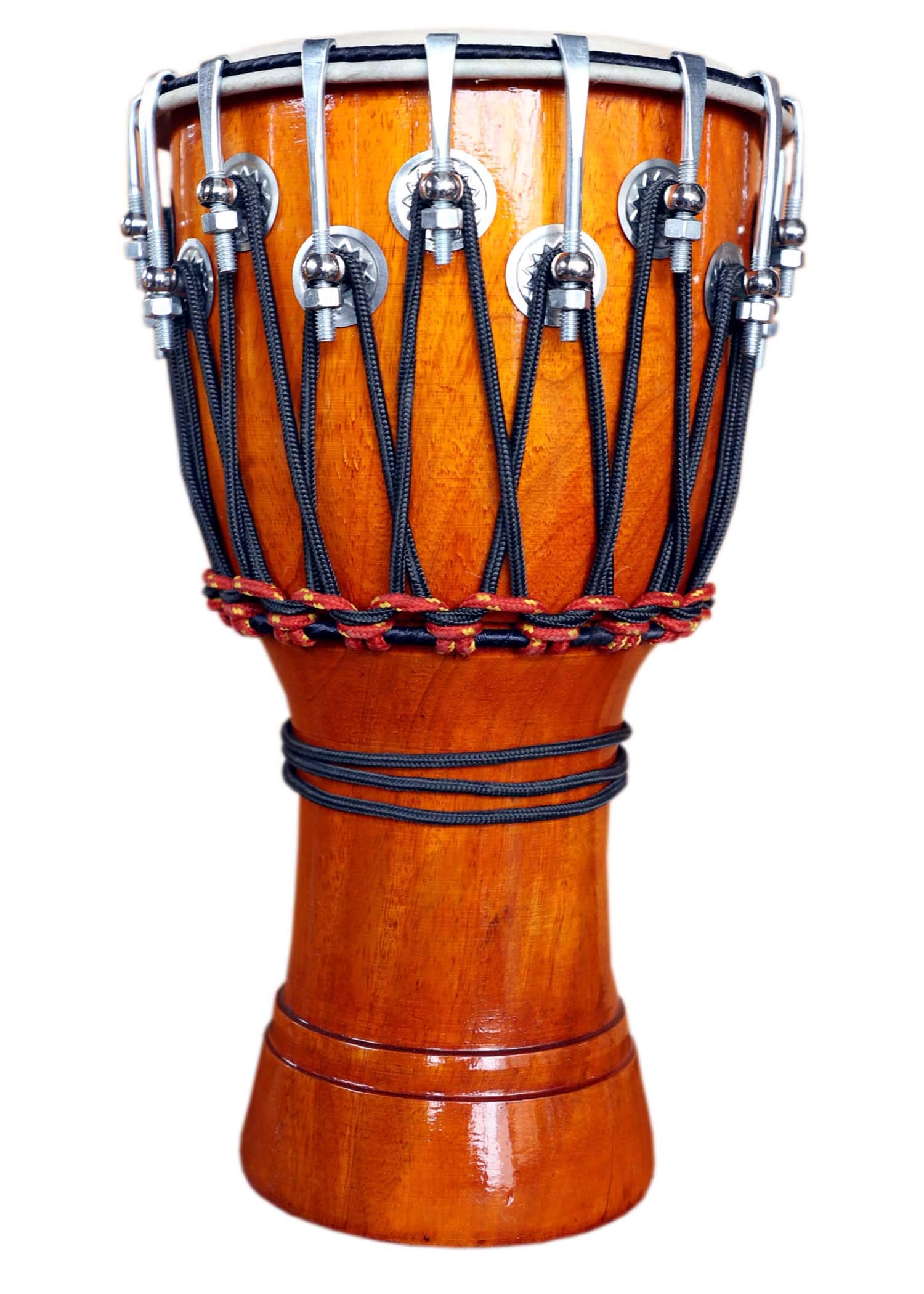 GT manufacturers Cuerda de estilo última intervensión | Djembe afinado, batería Djembe (cabeza de 8 pulgadas), instrumento musical, batería de percusión de mano, Djembe con cubierta (amarillo)