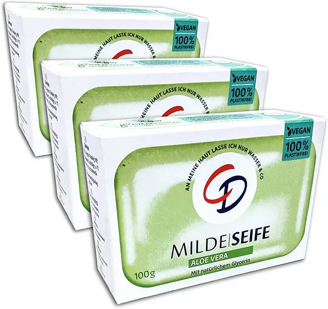 TOPDeal 3er Pack CD Milde Aloe Vera Seife - Sanfte Hautpflege