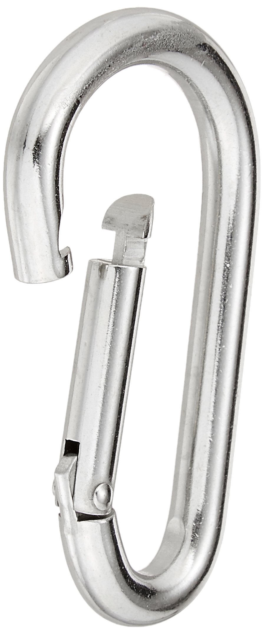 Amazon | 水本機械製作所 ステンレス金具 ナス型カラビナ 環なし 80kgf