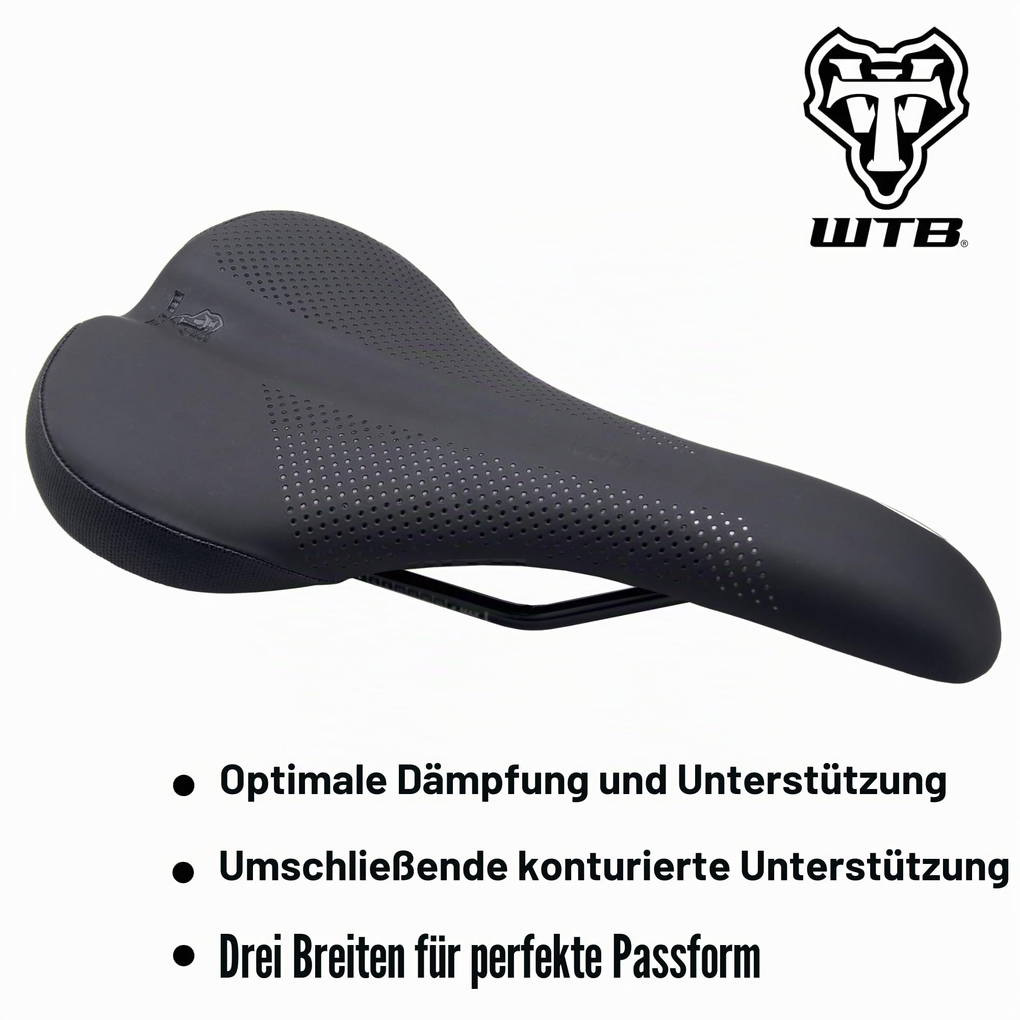 WTB Volt Sattel Stahl schwarz Breite 15cm 2021 Mountainbike Sattel Sport & Freizeit