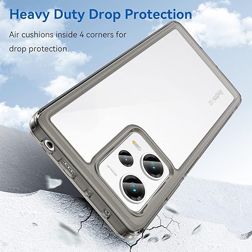 Miniatura 5 de Funda para Xiaomi Redmi Note 12 Pro Plus Funda delgada a prueba de caídas para teléfono protege de caídasarañazoshuellas dactilares Parte trasera de