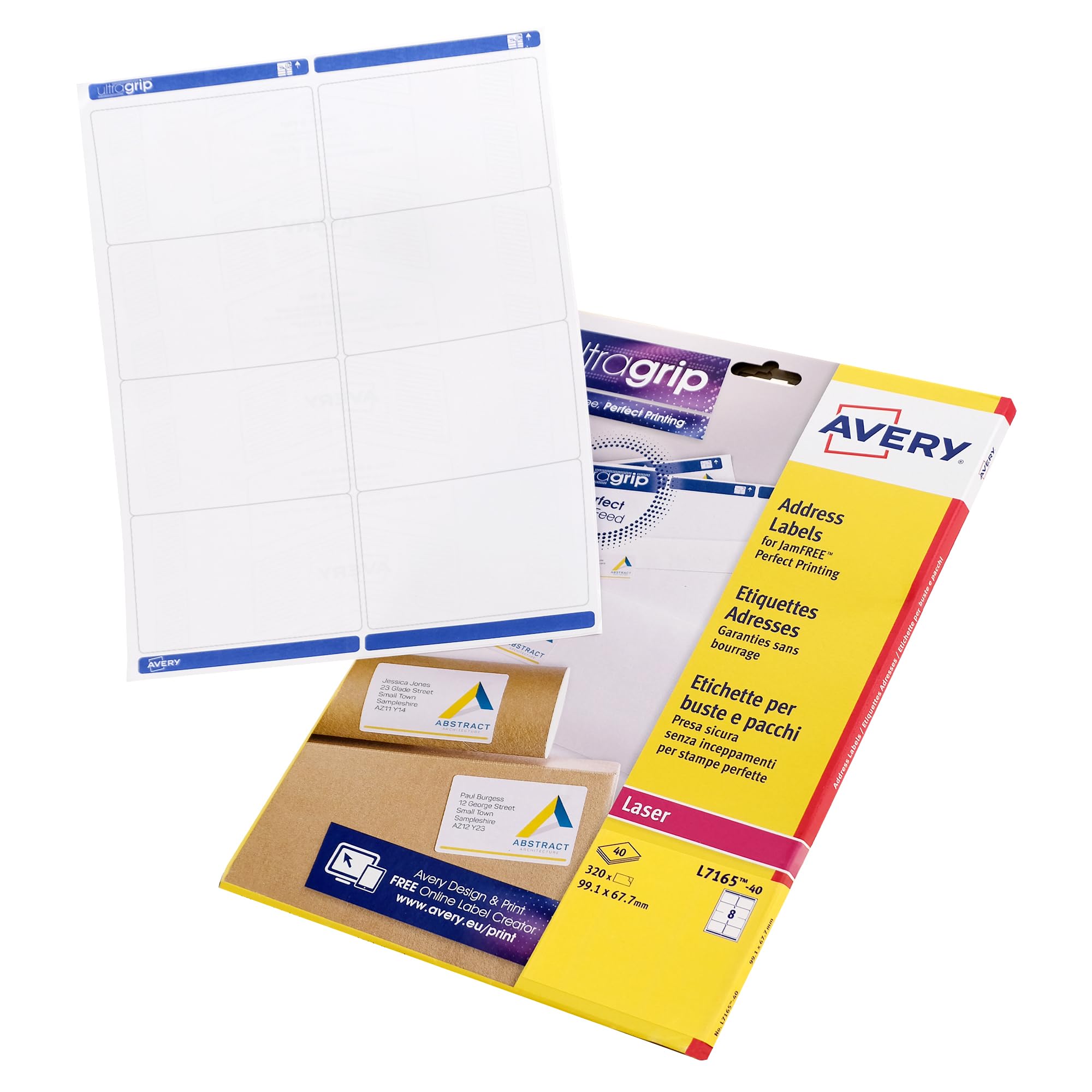 How To Use Avery 5161 Easy Peel Address Labels - 2,000 White 1x4