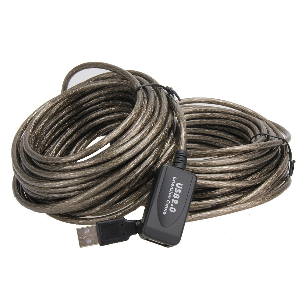 LipiWorld USB Extension Cable - 25 Meter Active Repeater -1