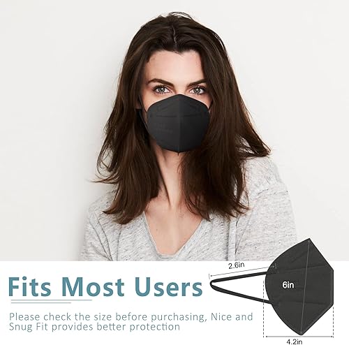 Miniatura 4 de ChiSip KN95 - Mascarilla facial de 20 unidades 5 capas de protección contra el polvo mascarillas de protección transpirable contra PM25 para hombres