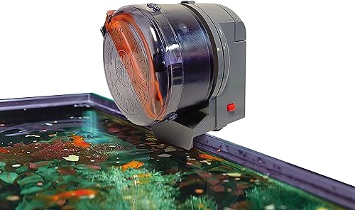 Miniatura 3 de PENN-PLAX Alimentador automático doble diario para acuarios, funciona con pilas (AA), cuenta con interruptor de encendidoapagado, perfecto para