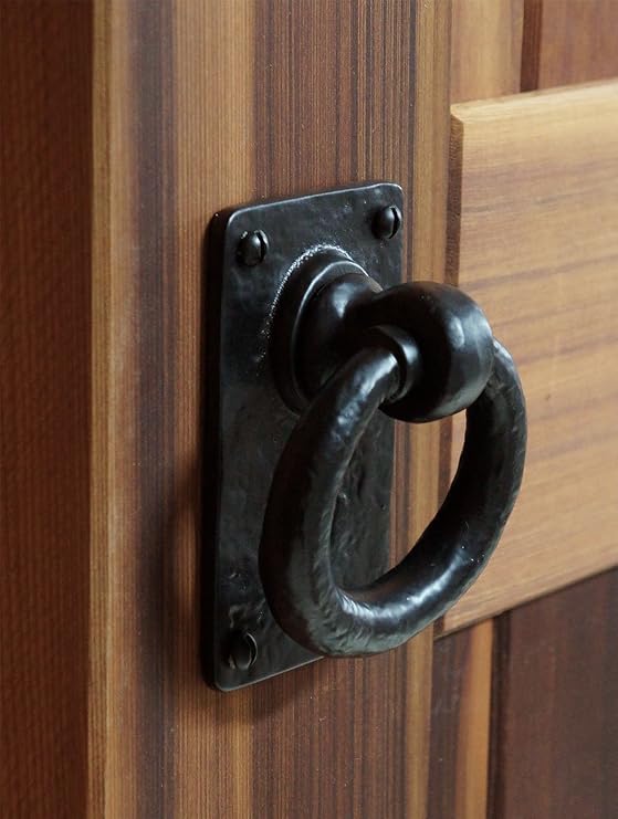 Iron Valley 4.5 Ring Pull Door & Gate Handle Solid Cast Iron
