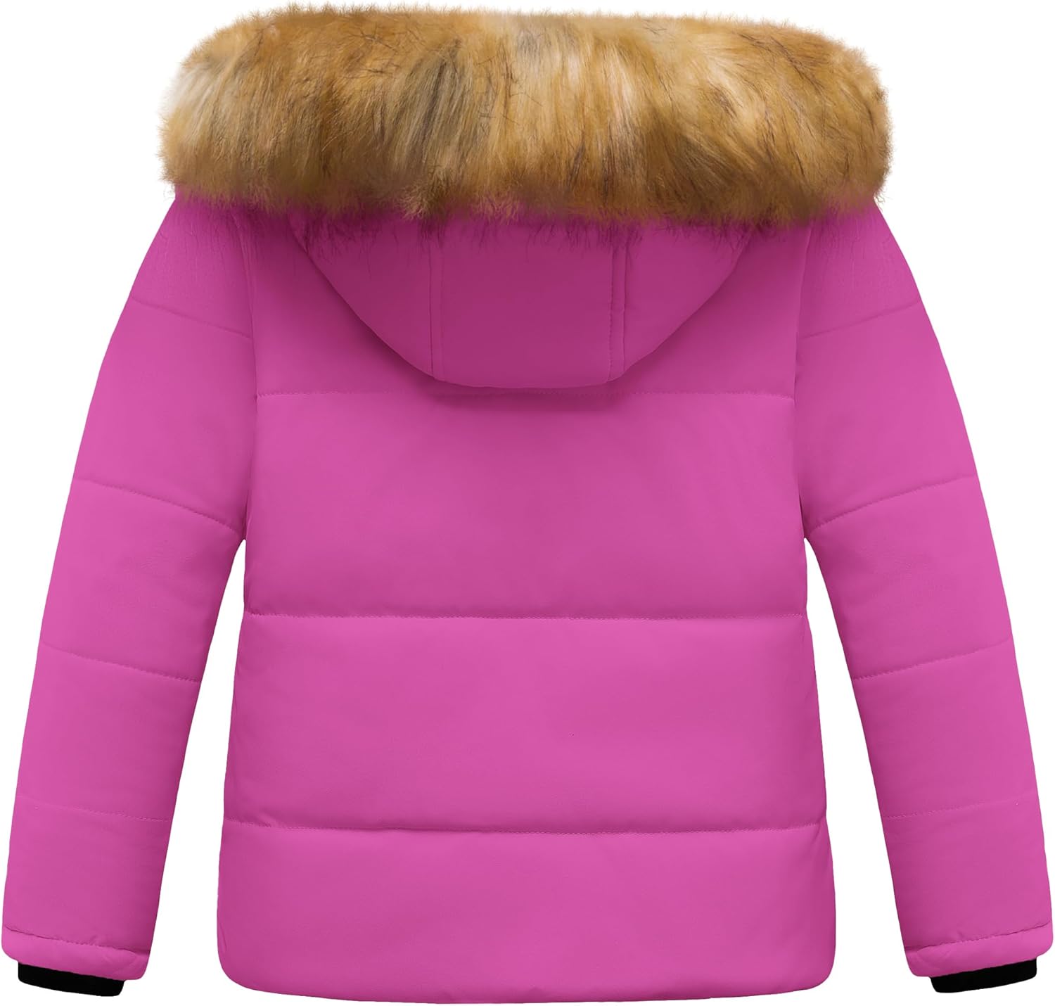Chrisuno Girl's Water Resistant Winter Coats Warm Fleece Lined Outwear Ski Snow Jacket With Removable Hood - Image 2