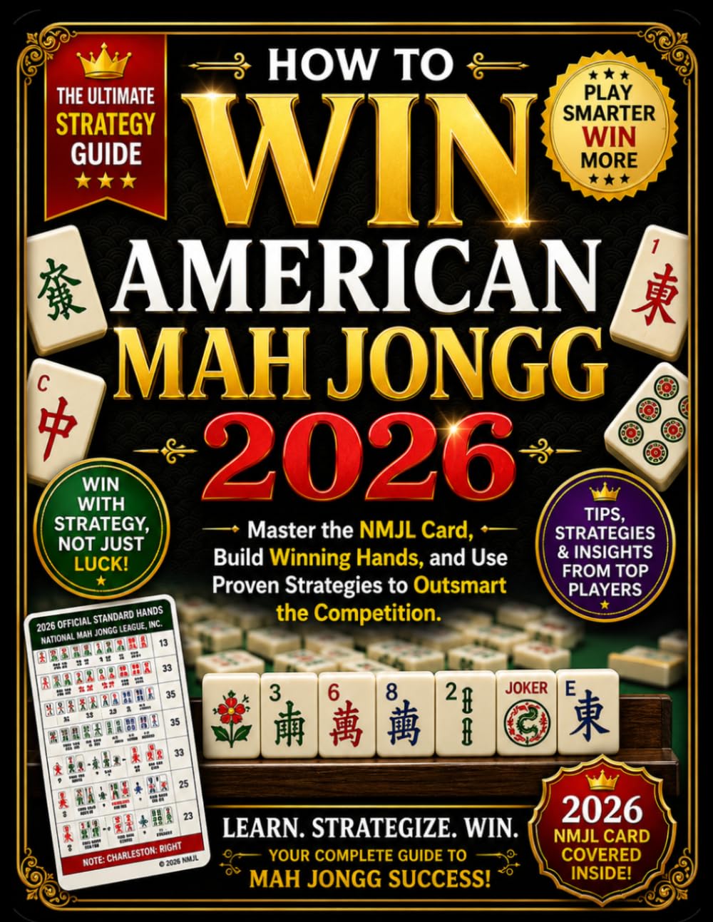 HOW TO WIN AMERICAN MAH JONGG 2026: Master the NMJL Card, Build Winning Hands, and Use Proven Strategies to Outsmart the Competition.