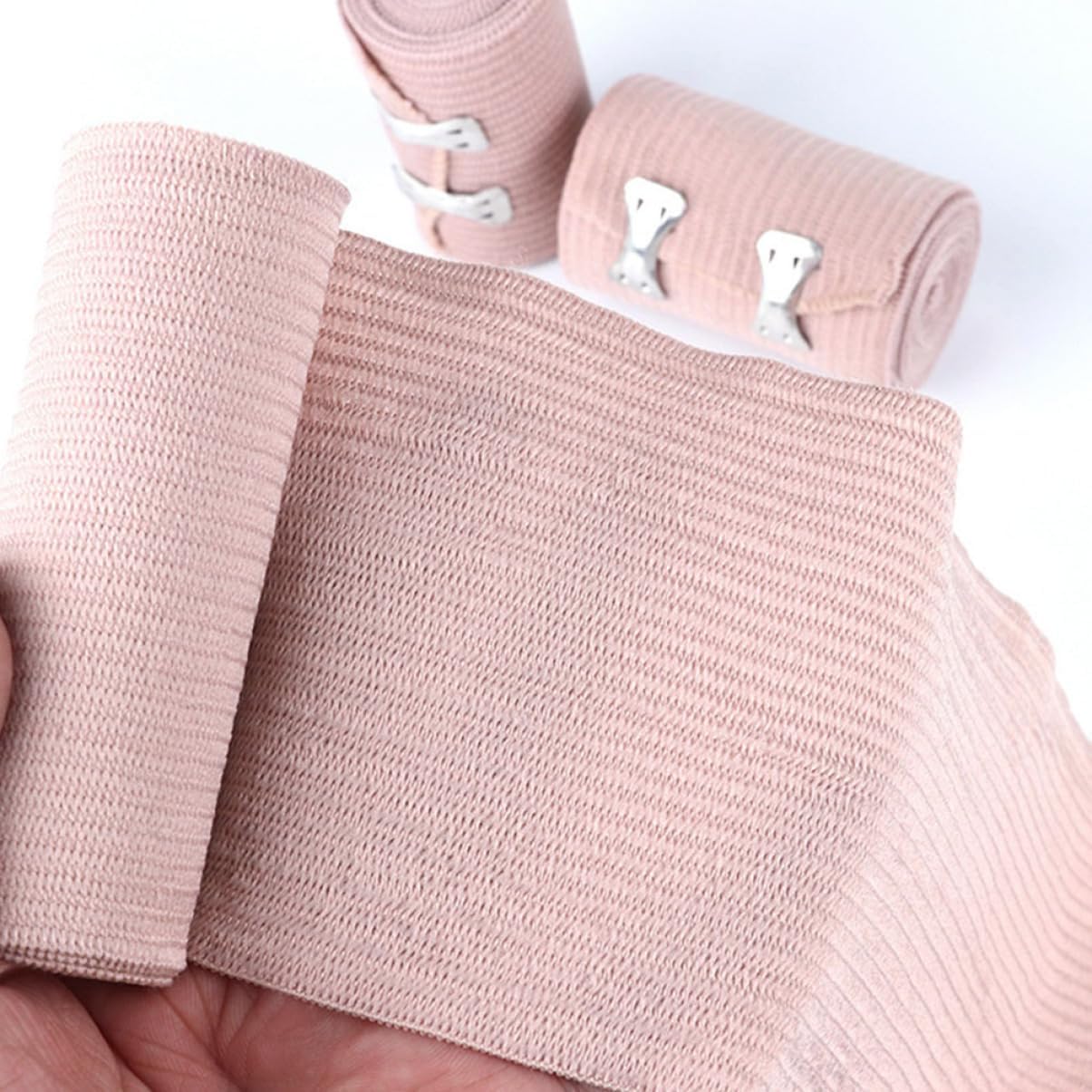 Didiseaon 4pcs Elastic Bandage Wrap Snatch Bandage Wrap Compression Guard Protector First Aid Supply Practical Bandaging Gauze