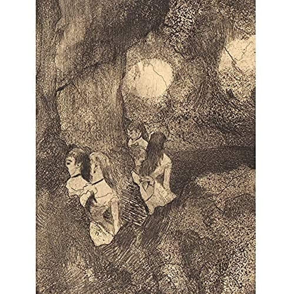 Edgar Degas Dancers In The Wings Danseuses Dans La Coulisse Kunstdruck auf Leinwand, Premium-Wanddekoration, Poster Wandbild