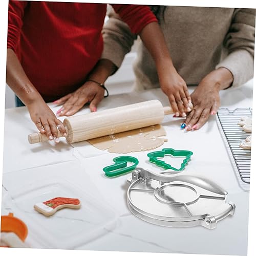 Miniatura 7 de NAMOARLY Prensa de masa Troqueles de metal Prensa de tortilla de harina de acero Prensa de bola de masa Masa Tortillas Harina Pan Molde sándwich