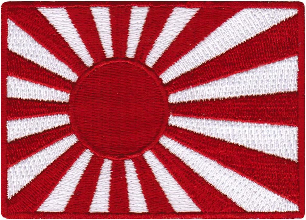 Amazon.com: Japan Navy Rising Sun Flag Embroidered Patch Japanese ...