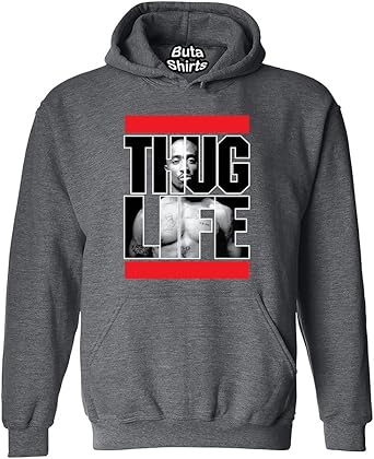Amazon.com: ShirtStarZone Tupac 2pac Thug Life Rap Hip-Hop Artist Tupac  Shakur Hoodie, XXXL : Ropa, Zapatos y Joyería