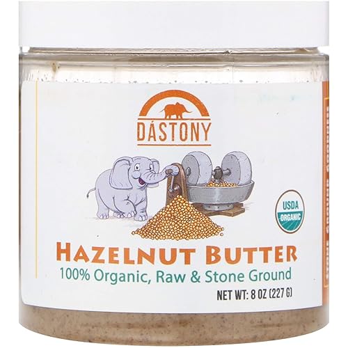 DASTONY Mantequilla de Avellana Orgánica, 8 OZ