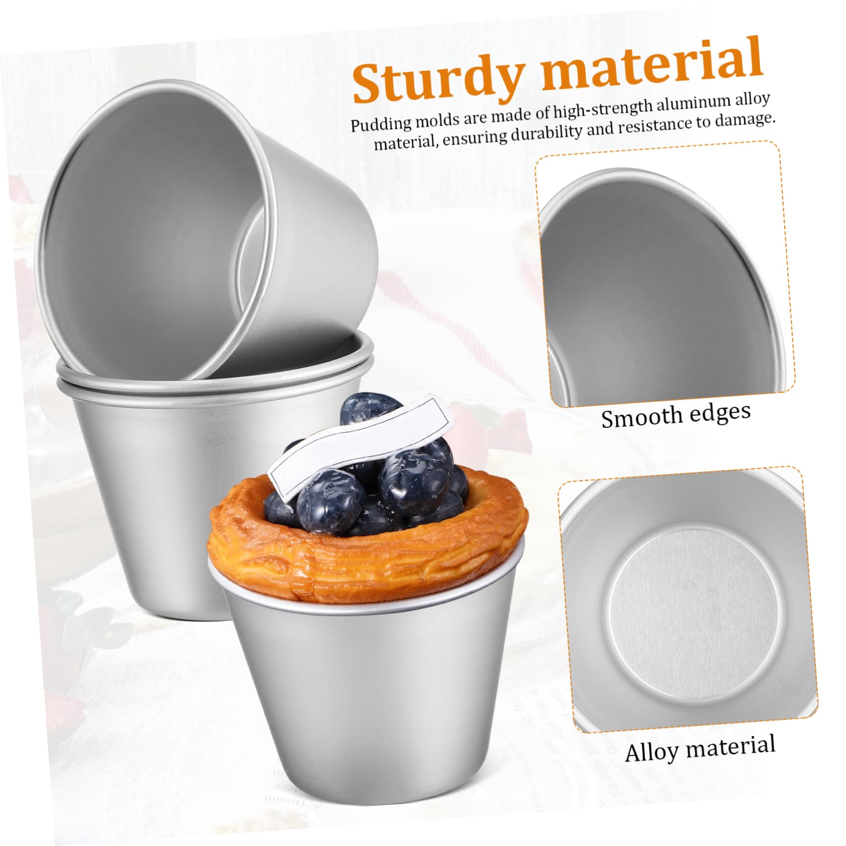 ABOOFAN Moldes Para Tartas Tazas De Magdalenas Moldes De Pudín Tazas De Pudín Soportes Para Muffins Moldes Para Hornear Moldes Para Tartas Soportes Para Magdalenas Moldes Para