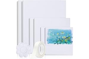 Canvases for Painting - Stretched White Painting Canvases in Bulk