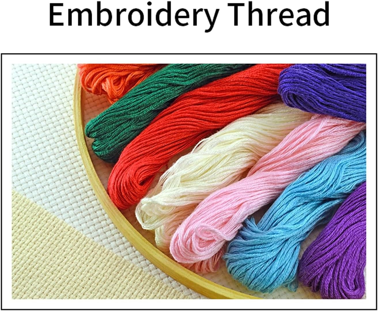 Joyhoor Cross Stitch Kits for Beginners Stamped Cross-Stitch Supplies Needlework preprint Embroidery Kits for Adults DIY Needlepoint Kits Embroidery Patterns 11CT-Lighthouse Sunrise 16x20 inch