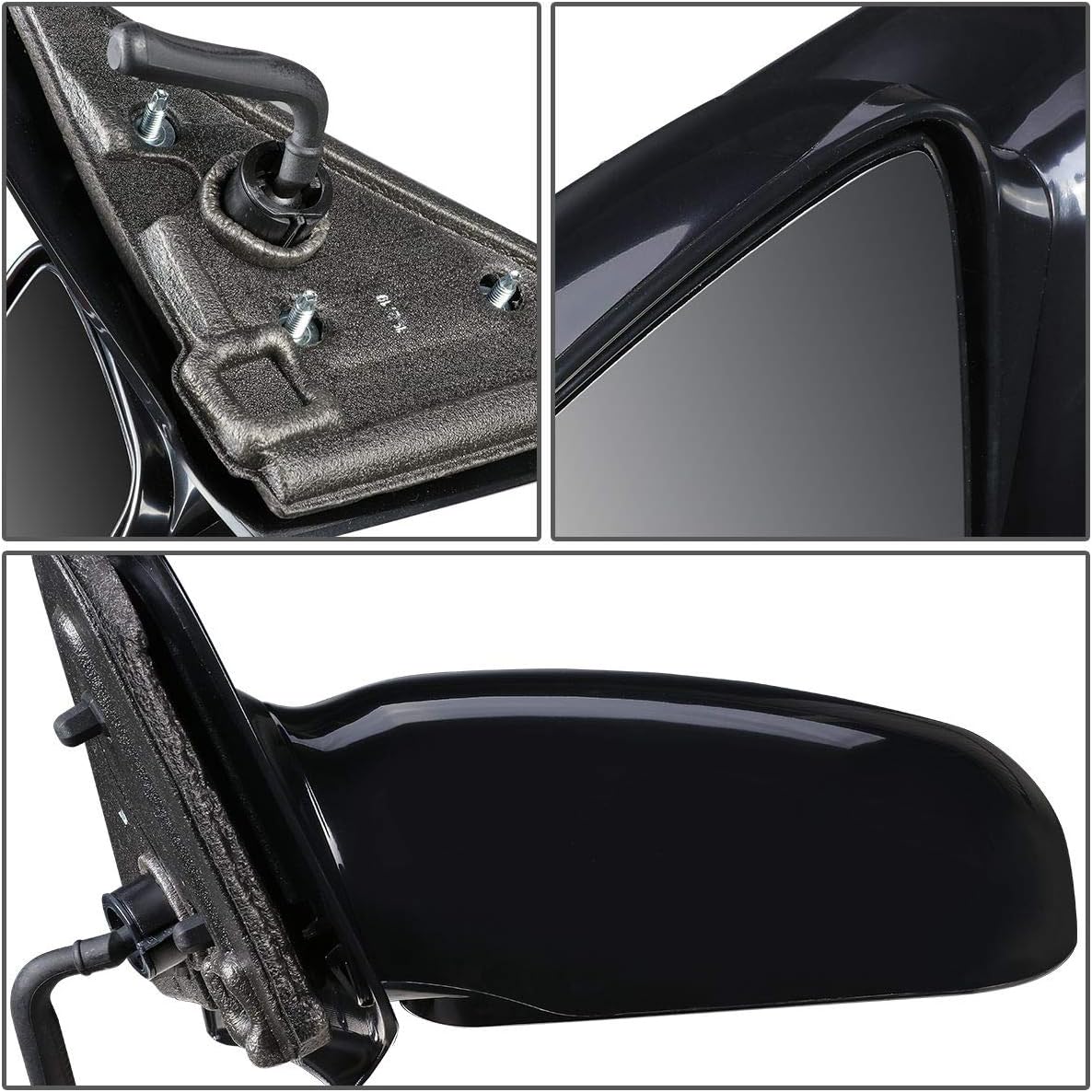 Auto Dynasty GM1320148 OE Style Manual Driver/Left Side View Door Mirror Compatible with Chevy Cavalier Pontiac Sunfire Coupe 95-05